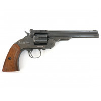 Пневматический револьвер ASG Schofield 6" Aging Black (пулевой) Пневматический револьвер ASG Schofield 6" Aging Black (пулевой)